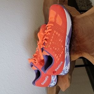 Reebok Crossfit Nano 5.0 Women Size 7 Kevlar Training Shoes Sneaker Orange